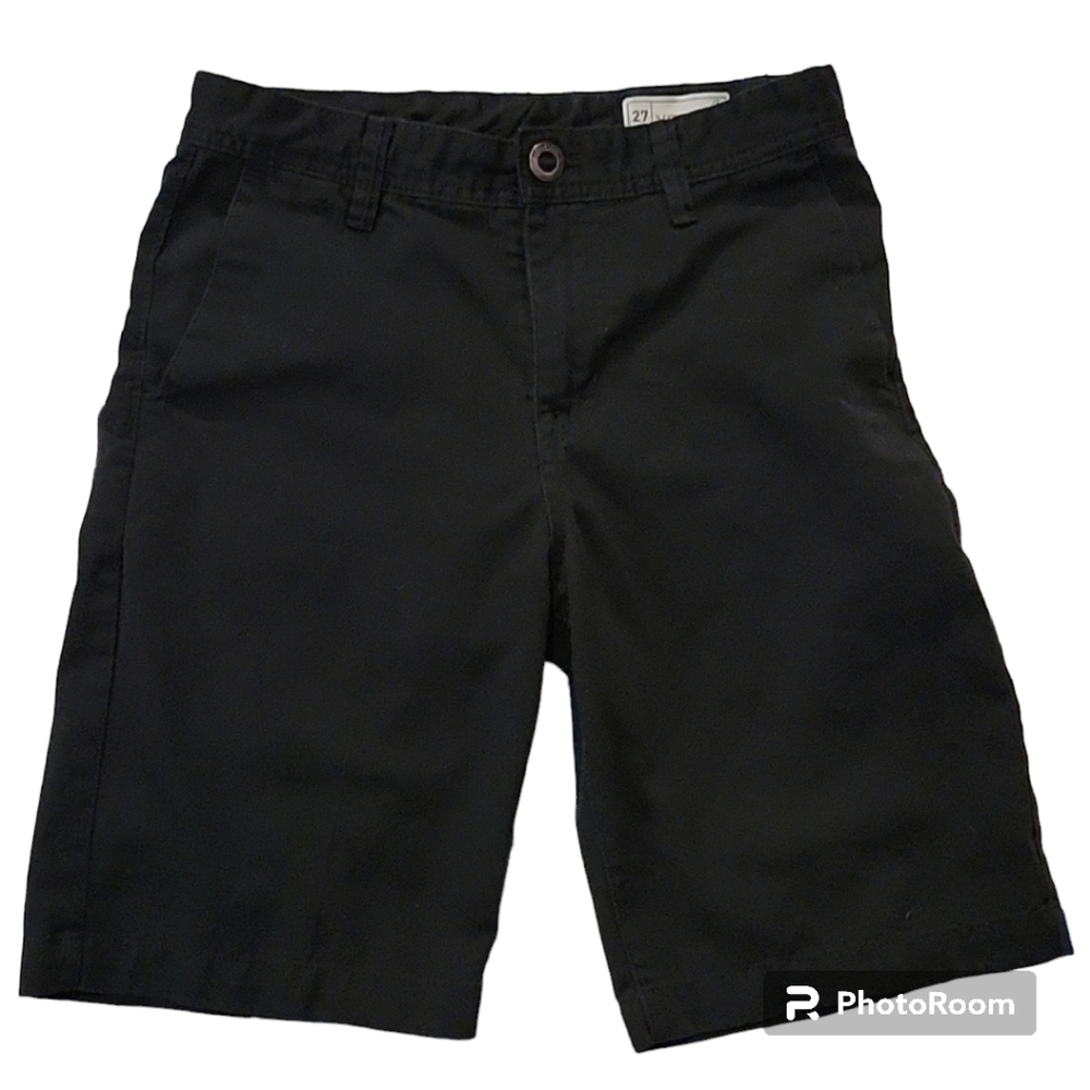 Volcom black shorts size 27